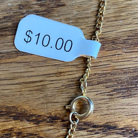 18" Gold-tone Chain Necklace Jewelry - Picture 5 of 5